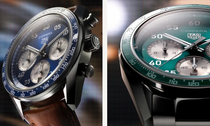 2026 TAG Heuer Carrera blue and green dial versions